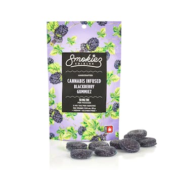 Smokiez Edibles Sweet Blackberry 1:1 THC:CBN Sleep Gummies